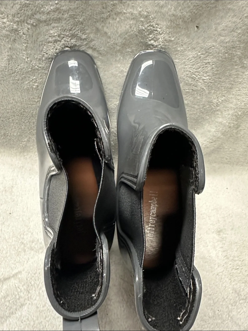 Jeffrey Campbell HURRICANE2 Rain Boots Size 8